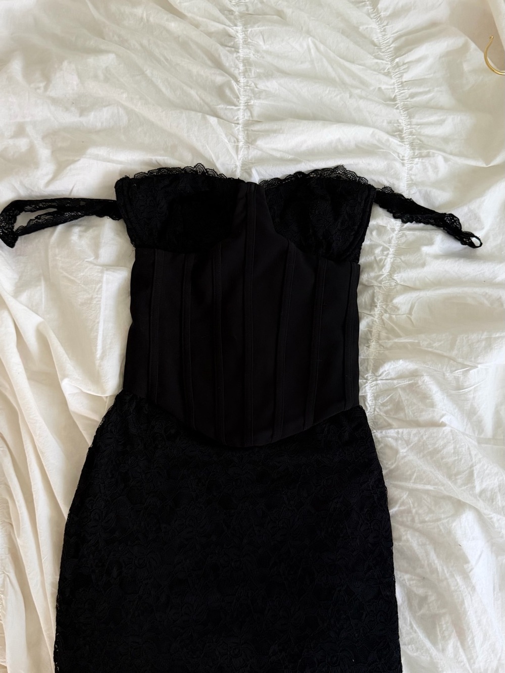 Zana Mini Corset Dress Black Outcast